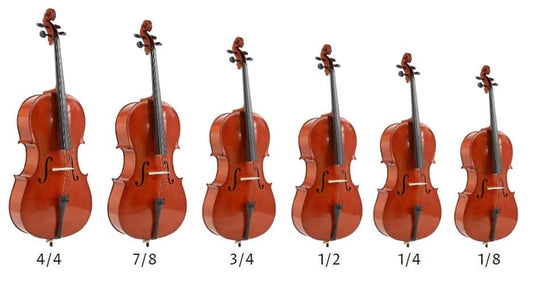 Key Differences Between 1/2, 3/4, and 7/8 Size Cellos: A Comprehensive Guide