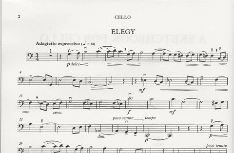 Rose: Sketchbook for Cello (cello & piano)