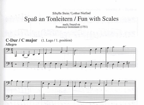 Stein/Niefind: Fun With Scales for Young Cellists