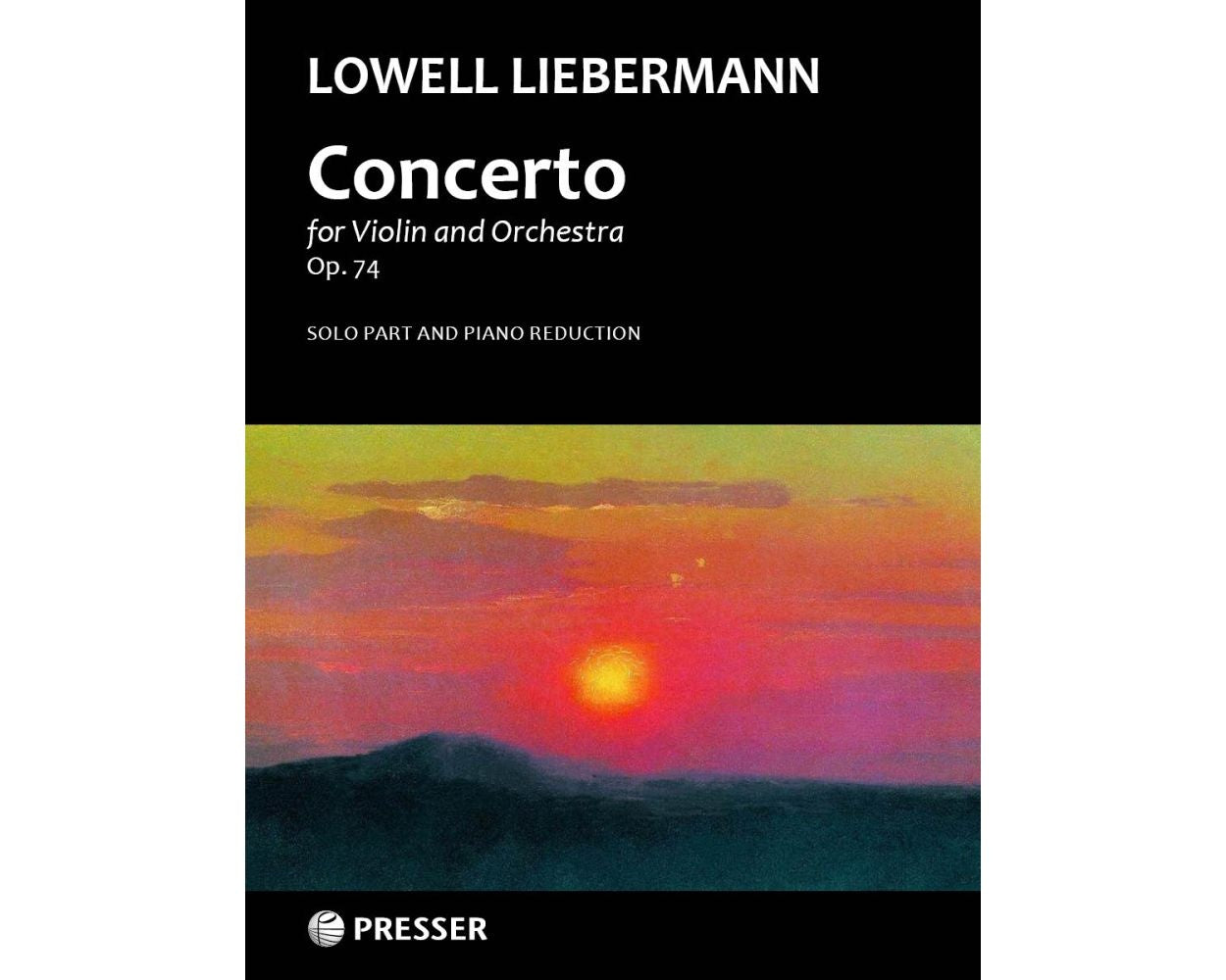 Liebermann: Concerto, Op.74 (violin and piano) PRESSER