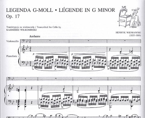 Wieniawski, H.: Legende Op.17 (cello & piano)