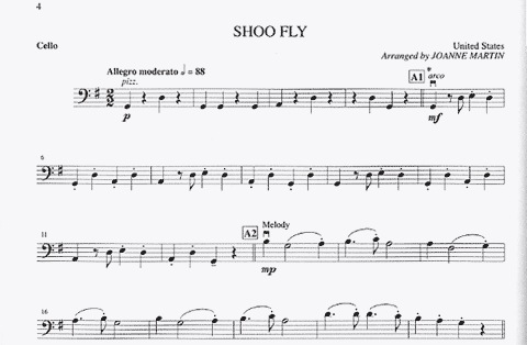 Martin, Joanne: More Folk Strings for String Quartet or Orchestra (cello)
