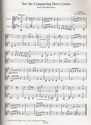 Cowles, C.: String It Together, 12 Duets for Violins, Volume II (two violins)
