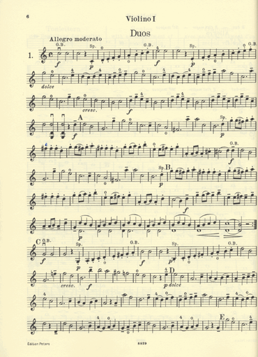 Gebauer: 12 Easy Duos for 2 Violins, Op. 10