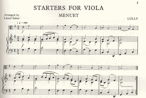 Salter, Lionel: Starters for Viola (viola & piano)