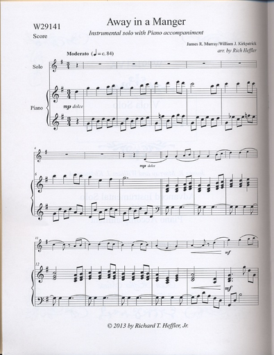 Murray (Heffler, ed): Away in a Manger (viola & piano)