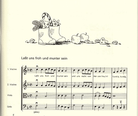 Samannshaus, Egon: Weihnactsspielbuch- Christmas Strings (string quartet-score) Barenreiter