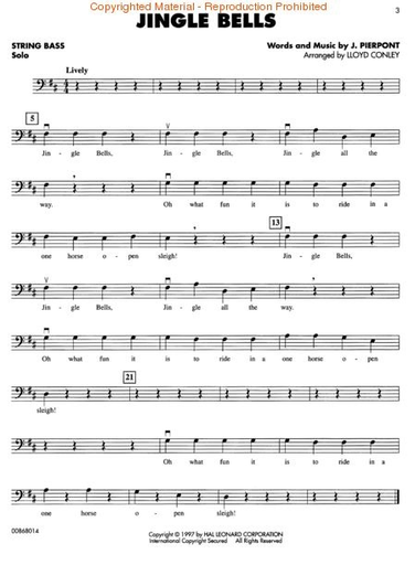 Conley, L.: Christmas Favorites for Strings (bass)