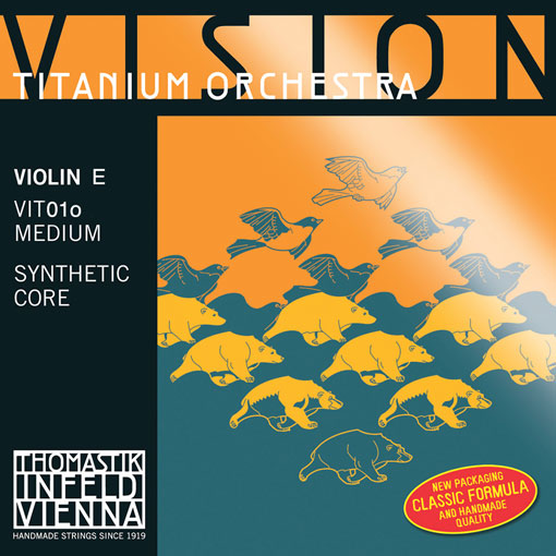 VISION Titanium Orchestra violin E string, all types, by Thomastik-Infeld
