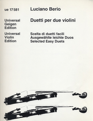 Berio, L.: Selected Easy Duets (2 violins)