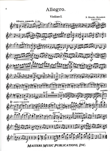 Les Vendredis: Pieces by Glazunov, Liadov, Rimsky-Korsakov and other Russian Composers, Bk.2 (string quartet)