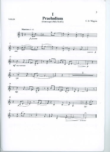 Wiggins, Christopher: Pieces of Eight, op.157 (violin & piano)