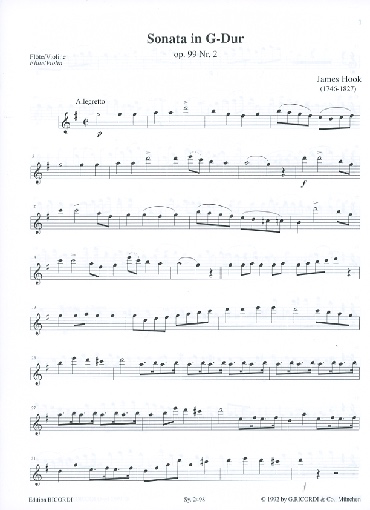 Easy Classical Sonatas (Flute/Violin and piano)