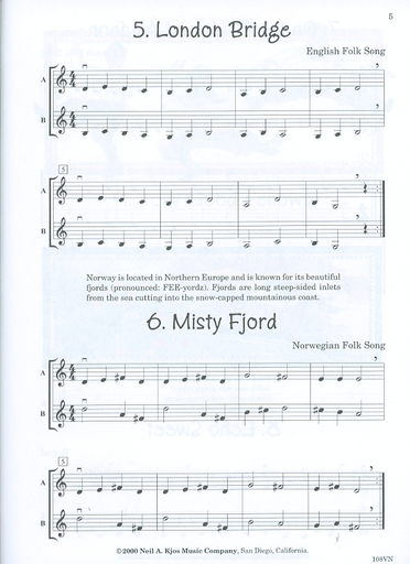 Frost, Robert: First Things First (2 violins)