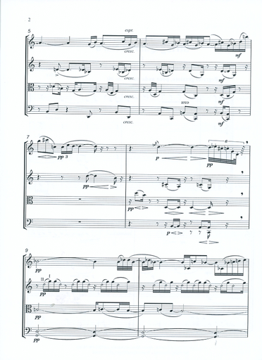 Bolcom, W.: String Quartet, No. 6 (score and parts)