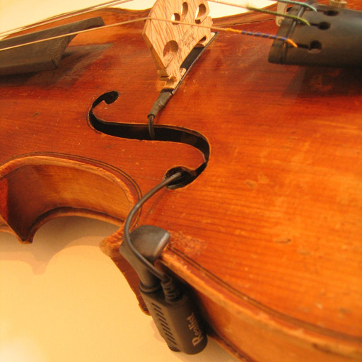 REALIST Copperhead violin transducer (pickup) with 1/8'' mini jack, by David Gage
