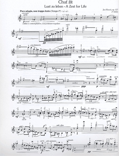 Hanus, Jan: A Zest for Life/Lust zu leben op. 127 (violin solo) Barenreiter