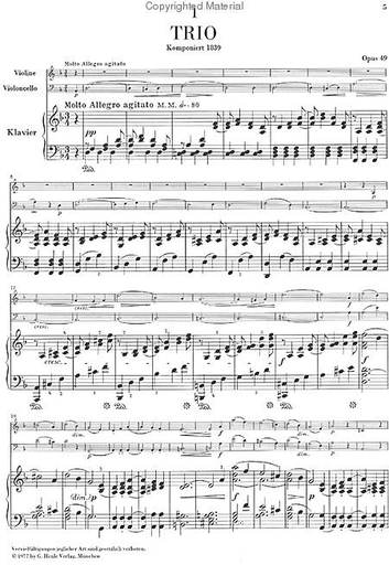 Mendelssohn (Herttrich): Piano Trios - URTEXT (piano trio) Henle