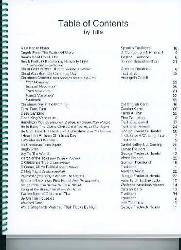 Kelley, Daniel: Music for Three Christmas, Intermediate (violin 1)