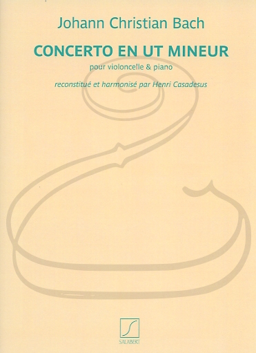 Bach, J.C. (Casadesus): Concerto in C Minor/Concerto en Ut Mineur (cello/violoncelle & piano)
