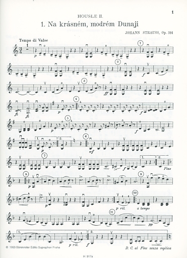Strauss, Johann: The King of Waltzes (2 violins) Barenreiter