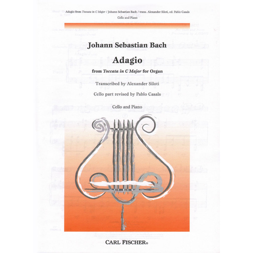Bach, J.S. (Casals): Adagio from Toccata in C Major (cello & piano)