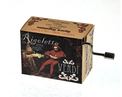 Hand-Cranked FRIDOLIN cardboard Music Box, GERMANY (various composers & melodies)