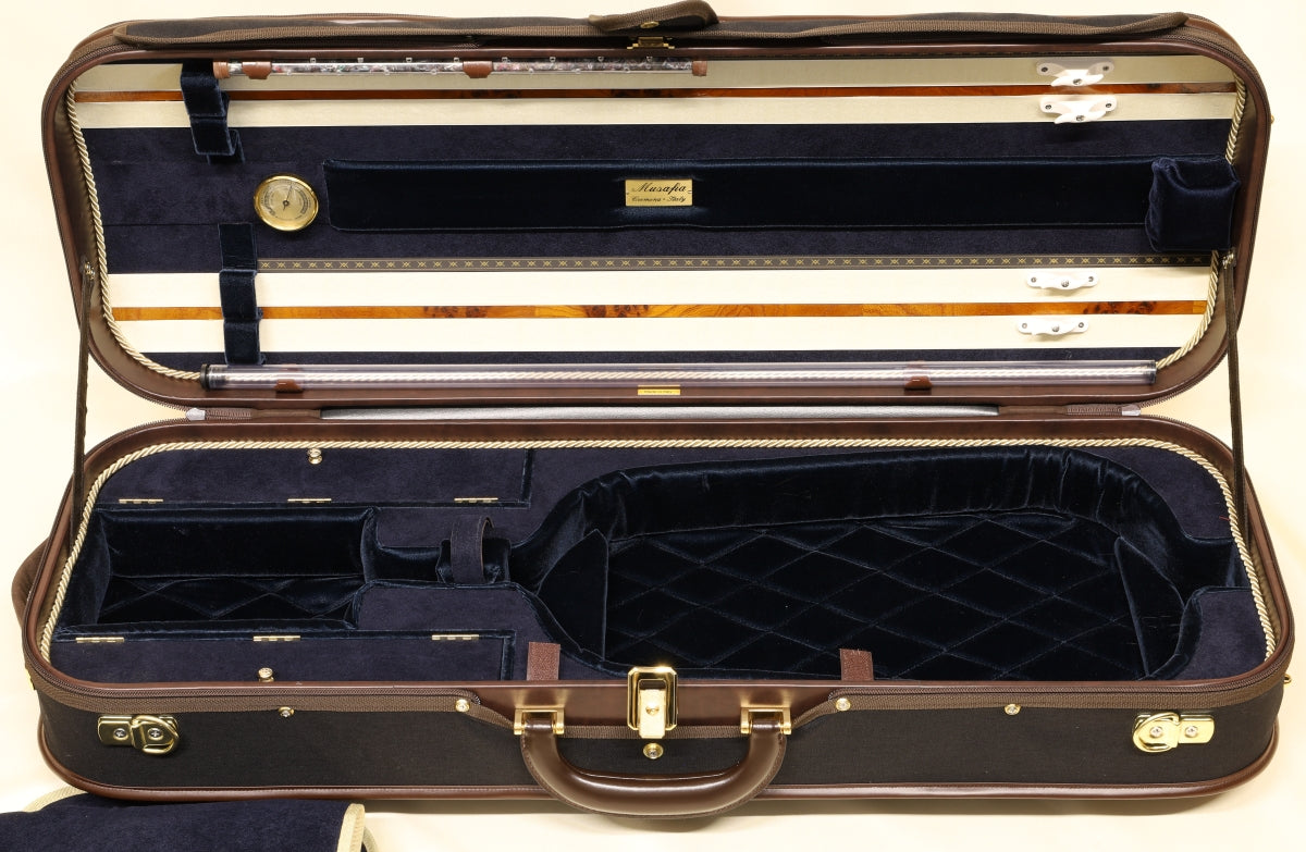 Musafia Luxury Classic oblong viola case, velvet plush | Metzler Violins |