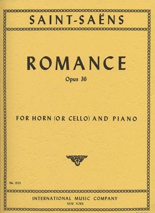 Saint-Saens, Camille: Romance Op.36 (cello & piano)