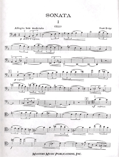 Bridge, Frank: Sonata (cello & piano)