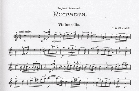 Chadwick, George W.: Romanza (cello & piano)