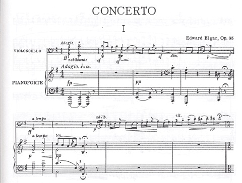 Elgar, Edward: Cello Concerto Op.85 (cello & piano)