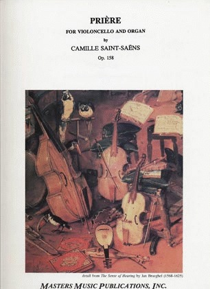 Saint-Saens, C.: Priere, Op.158 (cello, and organ)