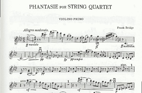 Bridge, Frank: Phantasie (string quartet)