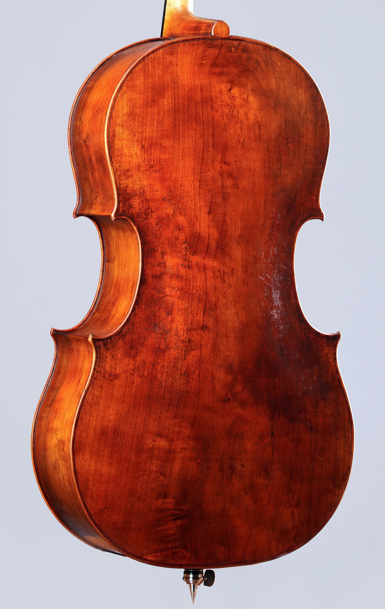 Marinos Glitsos cello, willow back, 2024, St. Paul, MN | Metzler Violins