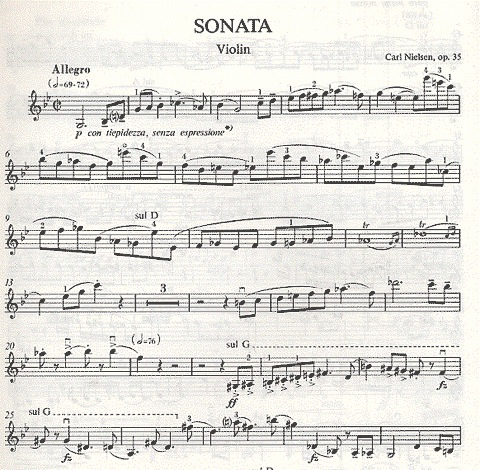 Nielsen, Carl: Sonata Op.35#2 (violin & piano)