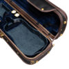 Mika woodshell Oblong violin case, blue/blue