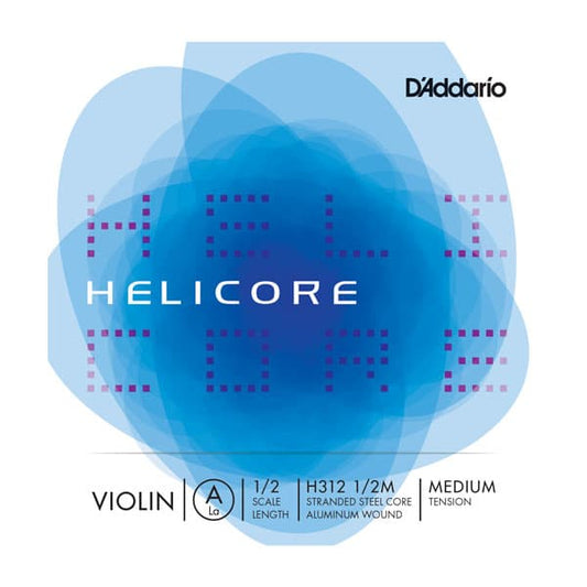 Helicore violin strings, medium-tension,