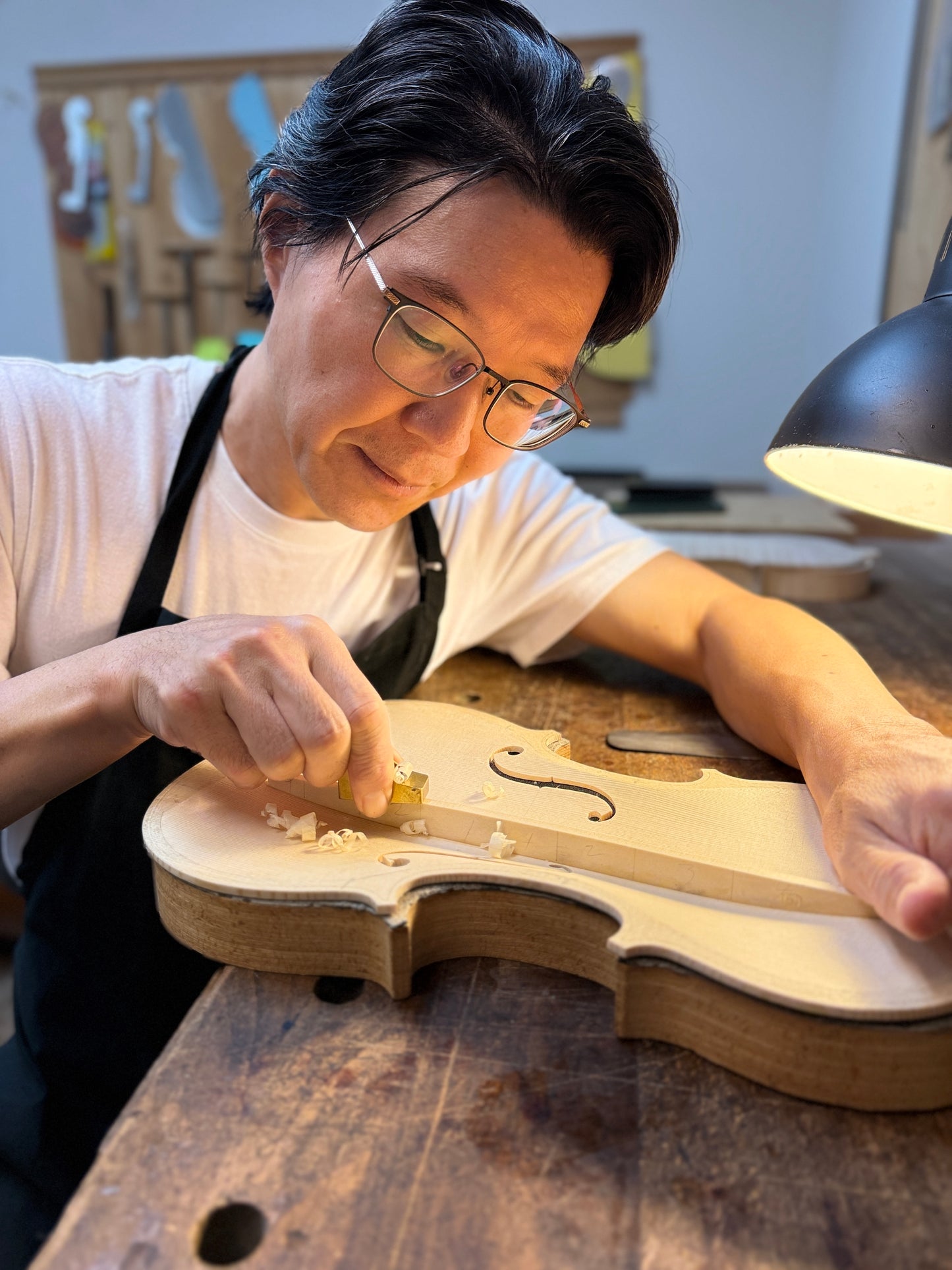 Okkyum Kim "Strad model" cello, Irvine, California, 2025 | Metzler Violins