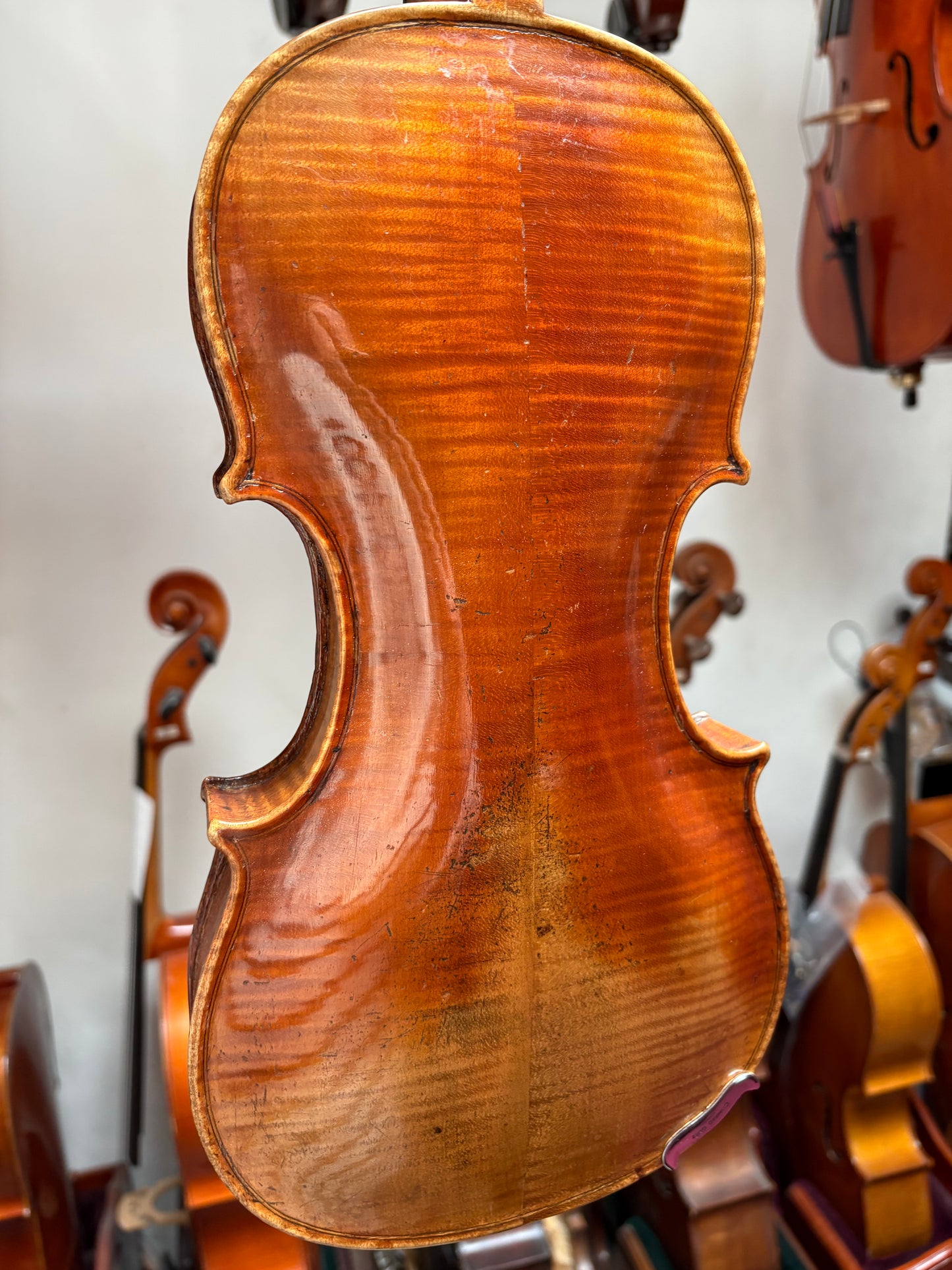 Unlabeled German violin, ca. 1880-1900 | Metzler Violins
