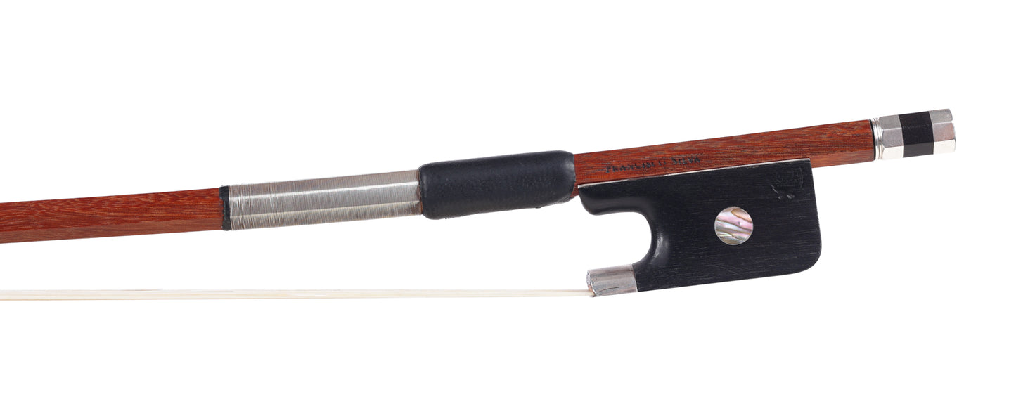 Francisco Silva pernambuco cello bow, silver, Brazil ***CERT***