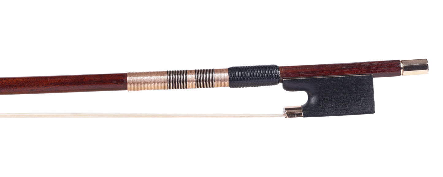 H.R. PFRETZSCHNER gold/ebony violin bow | Metzler Violins
