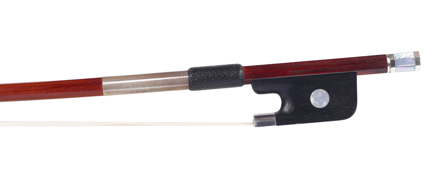 JOSEF P. GABRIEL silver & ebony cello bow #458, Erlangen, 80.9g | Metzler Violins