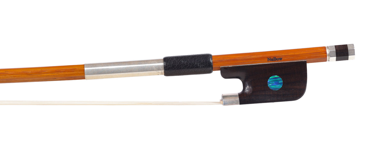 NuBow 4/4 bamboo silver cello bow, USA, 78.3g | Metzler Violins