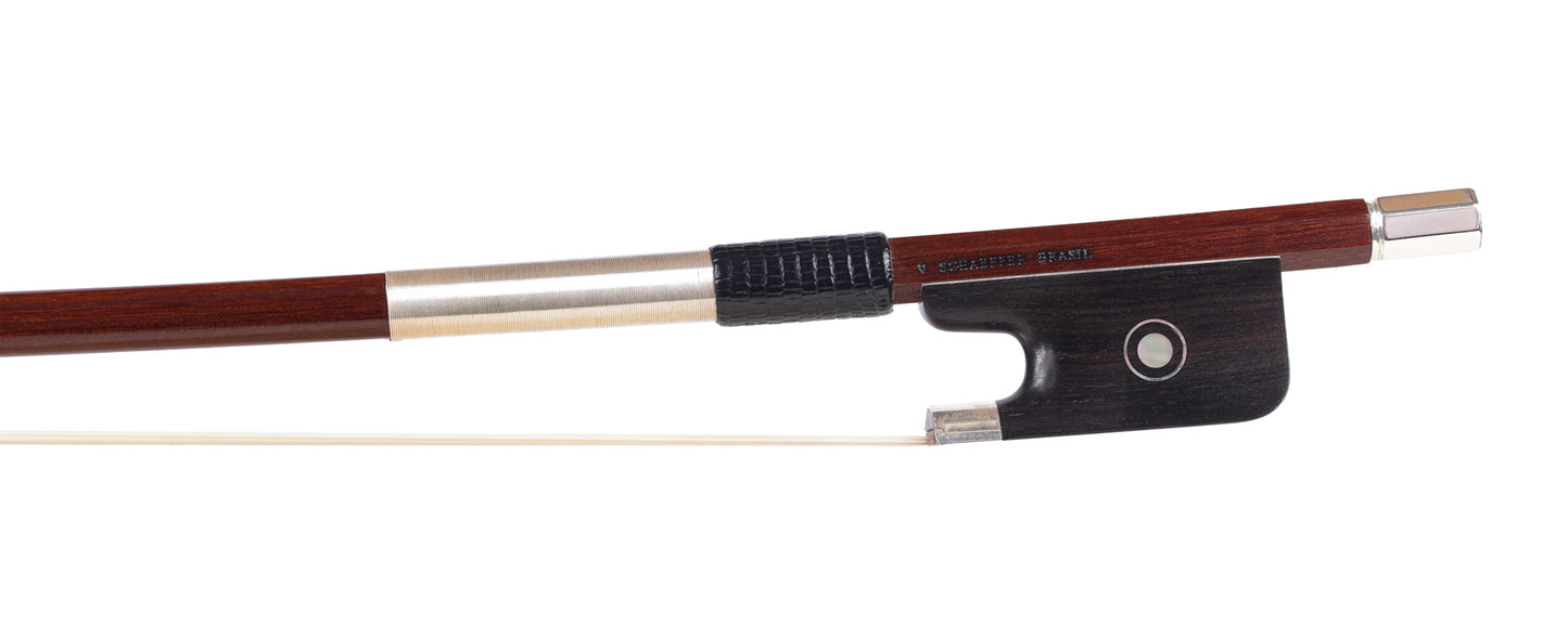 V. SCHAEFFER cello bow, Sartory copy, silver/ebony/Ipe, BRASIL, 80.2g | Metzler Violins