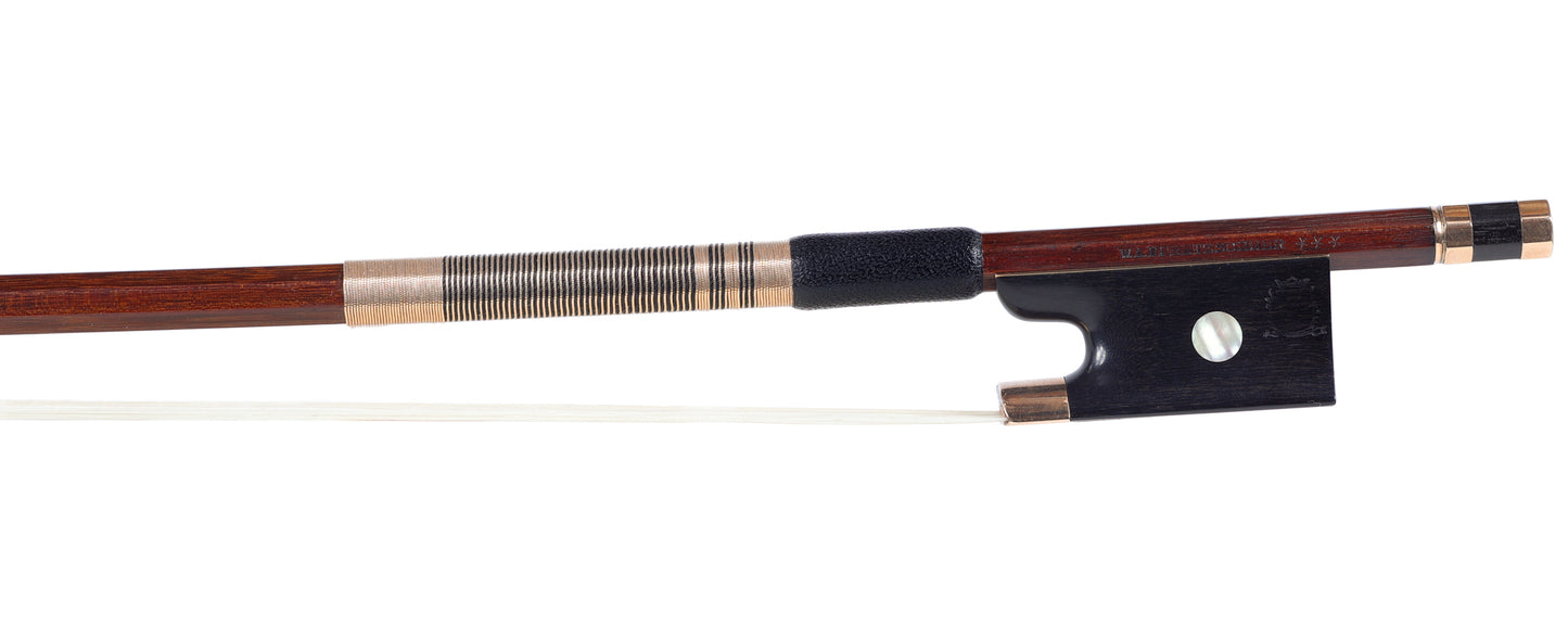 W. A. PFRETZSCHNER*** (Wilhelm August) violin bow, gold-mounted, 57.8g Markneukirchen, GERMANY