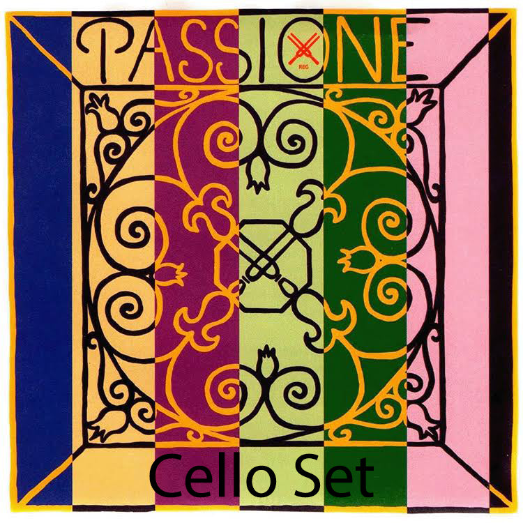PASSIONE cello strings, medium,