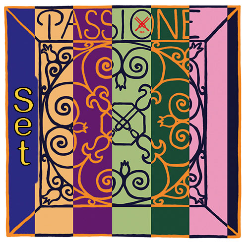 PASSIONE violin strings, medium,