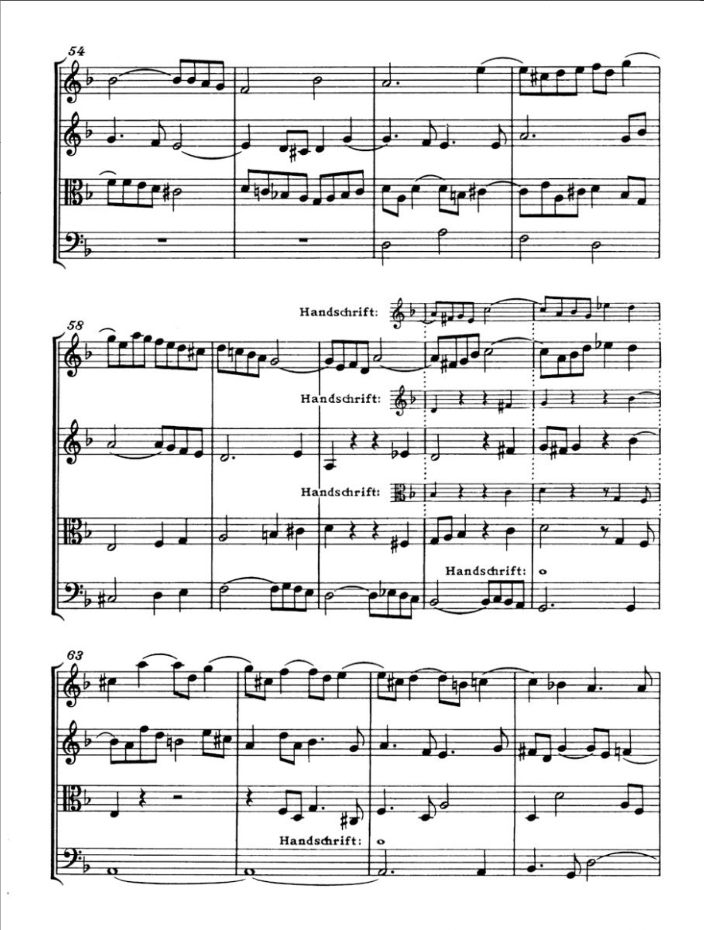 Bach, J.S. (Diener): (mini score) The Art of the Fugue - "Die Kunst der Fuge'' (string quartet) Barenreiter