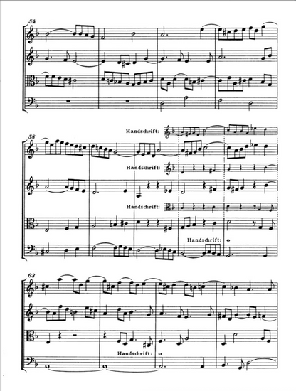 Bach, J.S. (Diener): (mini score) The Art of the Fugue - "Die Kunst der Fuge'' (string quartet) Barenreiter